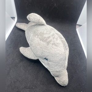 Gray Stuffed Dolphin Toy